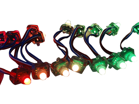 LED String Light WS2801 Digital LED Pixel Module IP68 DC12V Input 0.6W Full Color String LED