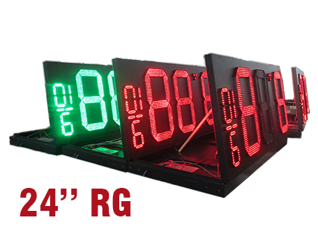 24inch RG 8889/10 Outdoor led Gas Oil Price sign board Factory