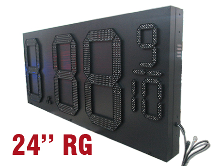 24inch RG 8889/10 Outdoor led Gas Oil Price sign board Factory