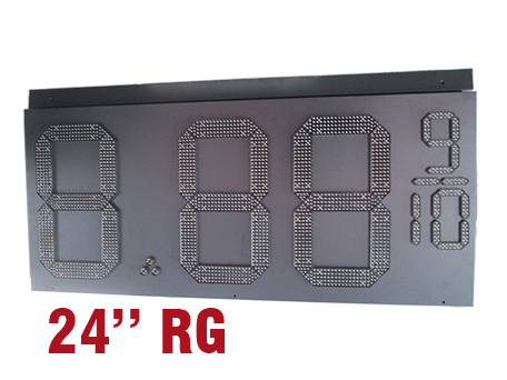 24inch RG 8889/10 Outdoor led Gas Oil Price sign board Factory