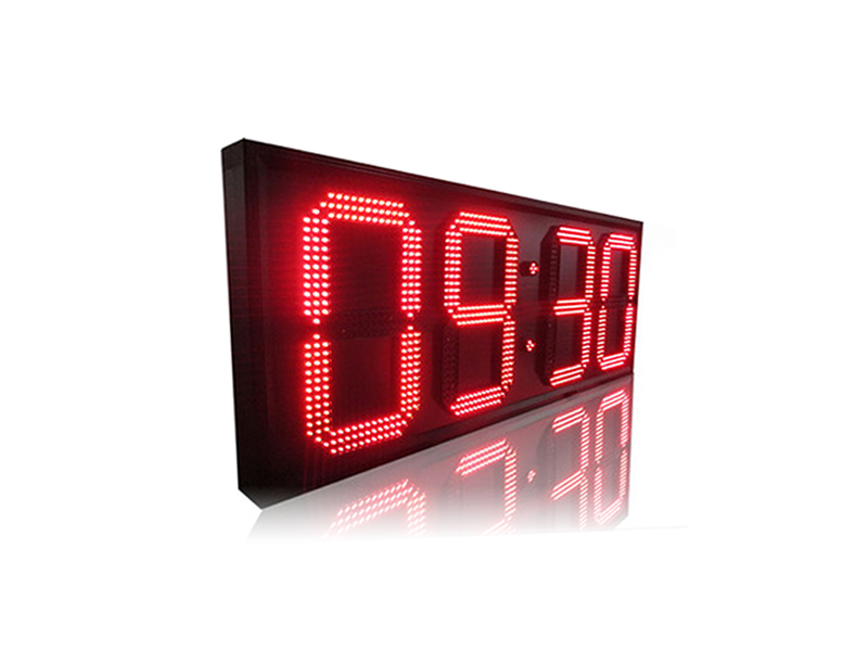 32'' large led countdown clock red color led digital sign
