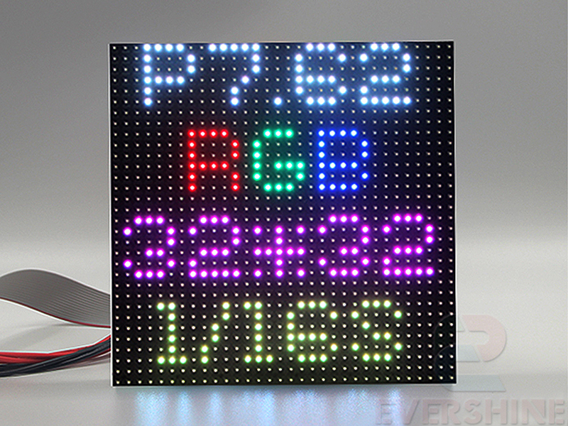 P7.62 indoor full color led modules smd3528 1/16 scan