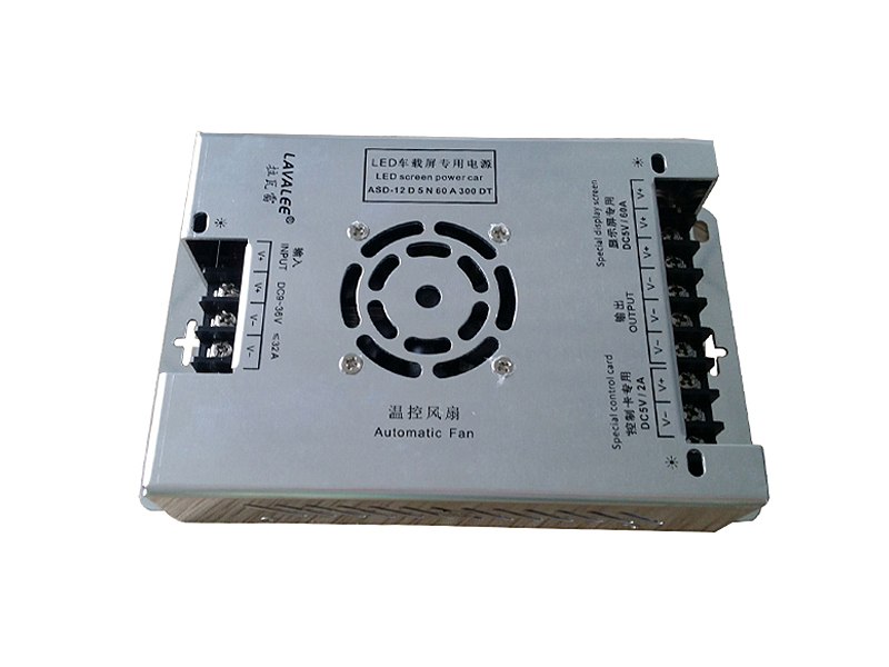 LAVALEE Input DC9-36V Output 5V 60A Power Supply for Car